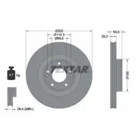 TEXTAR 92272803 Bremsscheiben 2 Stück HYUNDAI