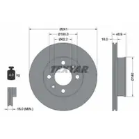 TEXTAR 92147103 Bremsscheiben 2 Stück vorne KIA