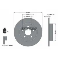 TEXTAR 92275303 Bremsscheiben 2 Stück OPEL