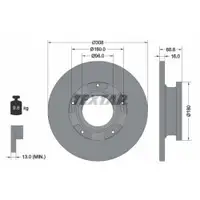 TEXTAR 92273903 Bremsscheiben 2 Stück hinten FORD