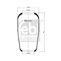 FEBI BILSTEIN 20882 Luftfederbalg für MAN, MERCEDES-BENZ