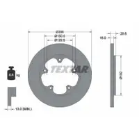 TEXTAR 92274103 Bremsscheiben 2 Stück hinten FORD