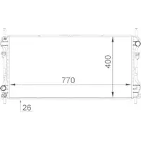 Kühler Motorkühlung Mahle CR 1346 000S Behr für Ford