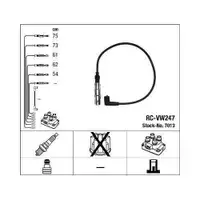 NGK 7013 Zündleitungssatz RC-VW247 für VW, SEAT