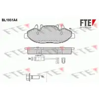 Bremsbelagsatz Scheibenbremse Fte 9010536 für Mercedes Benz für Mercedes Benz