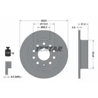 TEXTAR 92120903 Bremsscheiben 2 Stück VW