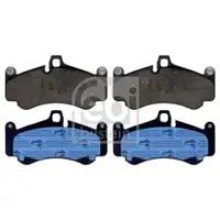 FEBI BILSTEIN 116173 Bremsbelagsatz für PORSCHE