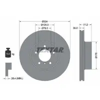 TEXTAR 92122605 Bremsscheiben 2 Stück BMW