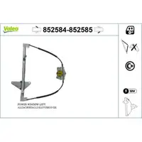 Fensterheber Valeo 852584 für Citroën Vorne Links