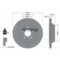 TEXTAR 92176303 Bremsscheiben 2 Stück hinten für MERCEDES-BENZ