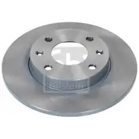 FEBI BILSTEIN 10314 Bremsscheiben 2 Stück für PEUGEOT