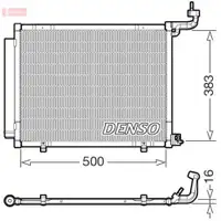 DENSO DCN10058 Kondensator A/C