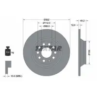 TEXTAR 92132503 Bremsscheiben 2 Stück AUDI