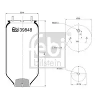 FEBI BILSTEIN 39848 Luftfederbalg