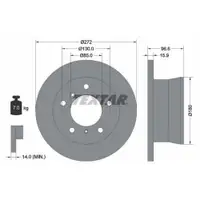TEXTAR 92137603 Bremsscheiben 2 Stück MERCEDES-BENZ