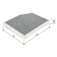 BOSCH 1 987 435 524 Filter, Innenraumluft R5524