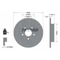 TEXTAR 92133703 Bremsscheiben 2 Stück FORD