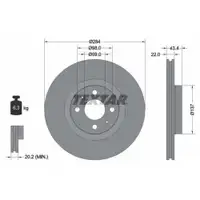 TEXTAR 92053503 Bremsscheiben 2 Stück FIAT