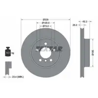 TEXTAR 92141505 Bremsscheiben 2 Stück vorne für BMW