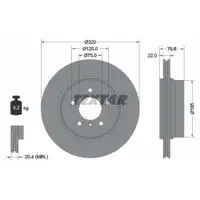 TEXTAR 92141603 Bremsscheiben 2 Stück BMW