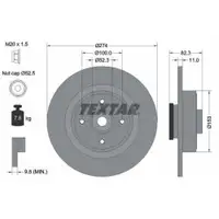 TEXTAR 92141403 Bremsscheiben 2 Stück RENAULT