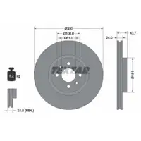 TEXTAR 92149503 Bremsscheiben 2 Stück RENAULT
