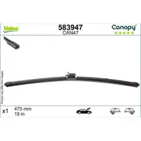Wischblatt Valeo 583947 Canopy Beifahrerseitig