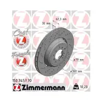 Zimmermann 150.3457.70 Bremsscheiben 2 Stück BMW