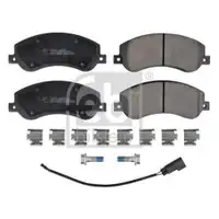 FEBI BILSTEIN 16637 Bremsbelagsatz für FORD, VW