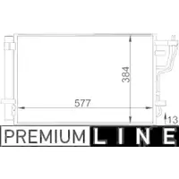 Kondensator Klimaanlage Mahle AC 697 000P Behr *** Premium Line *** für Ford