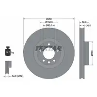 TEXTAR 92213603 Bremsscheiben 2 Stück VW