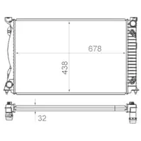 MAHLE CR 830 000S Kühlmittelkühler