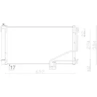 Kondensator Klimaanlage Mahle AC 347 001S Behr für Mercedes Benz für Reach