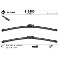 Wischblatt Swf 119483 Das Original Set für Renault Vorne
