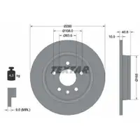 TEXTAR 92255603 Bremsscheiben 2 Stück VOLVO