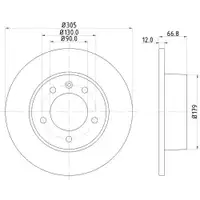 Mintex MDC1539 Bremsscheiben 2 Stück RENAULT