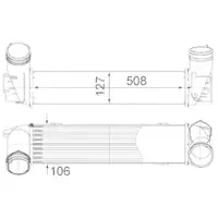 MAHLE CI 490 000S Ladeluftkühler