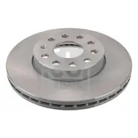 FEBI BILSTEIN 104507 Bremsscheiben 2 Stück vorn für VW
