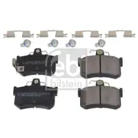 FEBI BILSTEIN 170904 Bremsbelagsatz für MG, ROVER