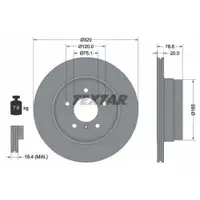 TEXTAR 92161103 Bremsscheiben 2 Stück BMW