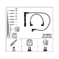 NGK 0945 Zündleitungssatz RC-VW214 für VW, SEAT