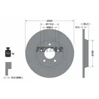 TEXTAR 92160103 Bremsscheiben 2 Stück AUDI