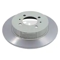 FEBI BILSTEIN 108596 Bremsscheiben 2 Stück hinten für NISSAN