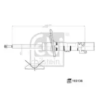 FEBI BILSTEIN 193138 Stoßdämpfer für VW
