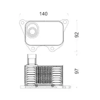 MAHLE CLC 185 000S Ölkühler für VW, SKODA, AUDI, SEAT