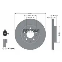TEXTAR 92175603 Bremsscheiben 2 Stück MAZDA