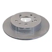 FEBI BILSTEIN 108609 Bremsscheiben 2 Stück hinten für SUZUKI