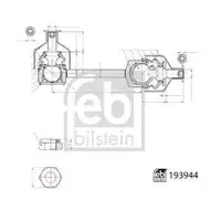 FEBI BILSTEIN 193944 Verbindungsstange für VOLVO