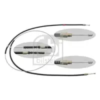 FEBI BILSTEIN 17903 Handbremsseil für PEUGEOT, FIAT, CITROËN