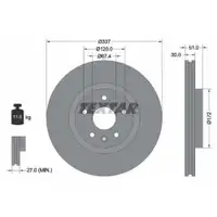 TEXTAR 92187103 Bremsscheiben 2 Stück OPEL